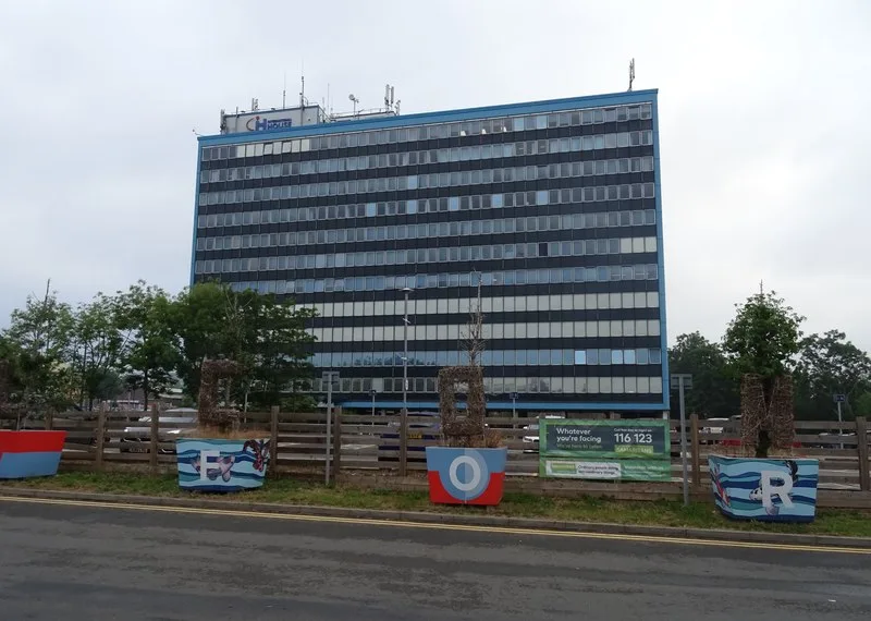 International House on Dover Place, which became Ashford Borough Council's headquarters after its move from the Civic Centre in Tannery Lane