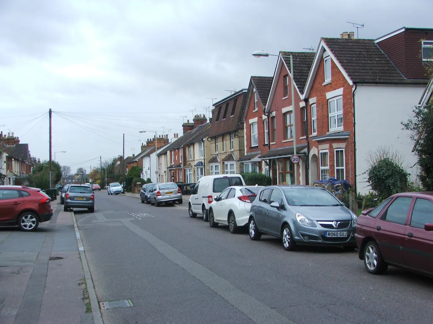 Albemarle Road in Willesborough. Semi-detached and terraced homes across the borough held their value over the year to August, while flats and detached homes fell.