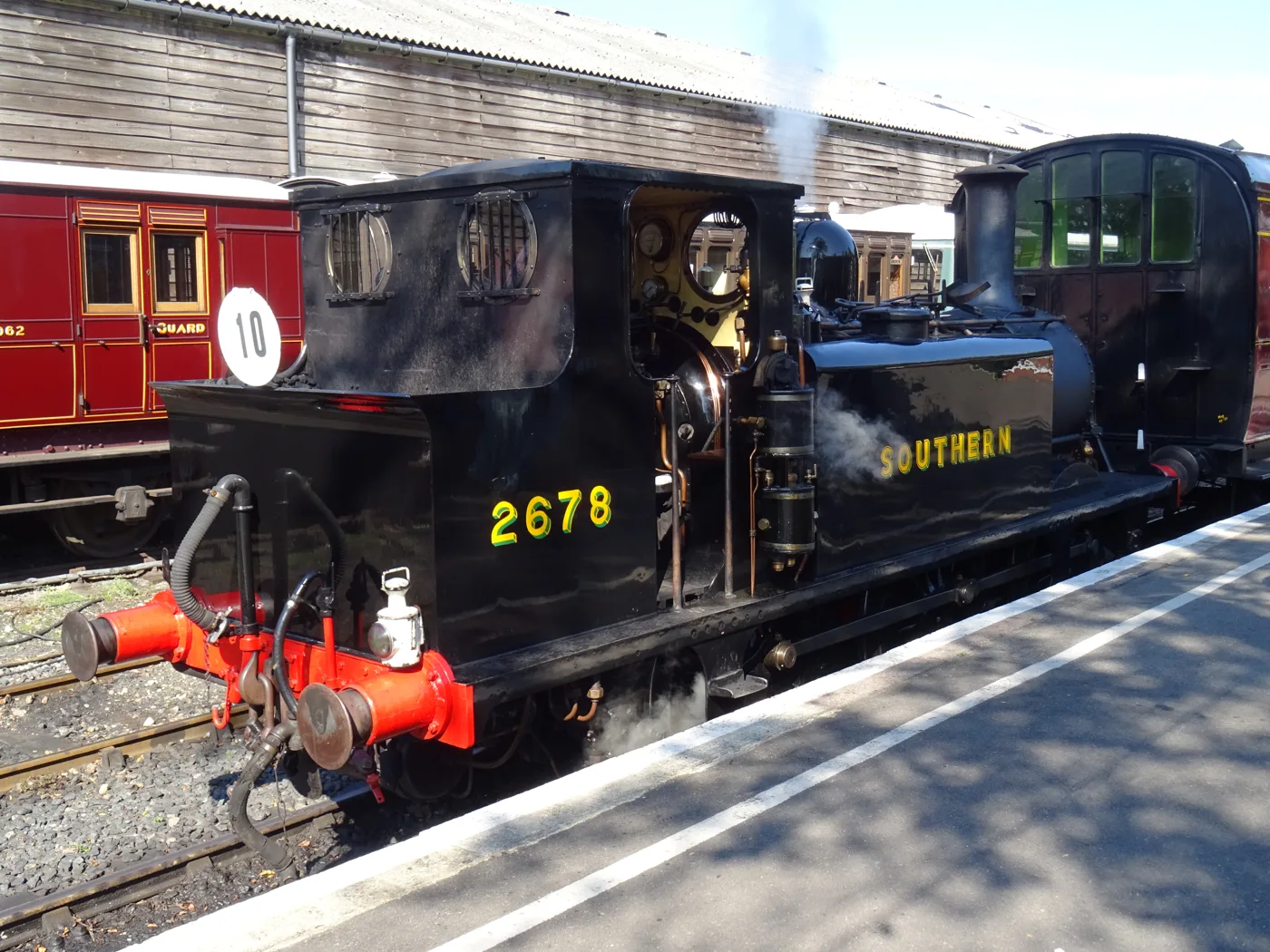 Terrier No. 2678 Knowle at the Kent and East Sussex Railway. The gala is billed as the last chance to see her running before an overhaul.